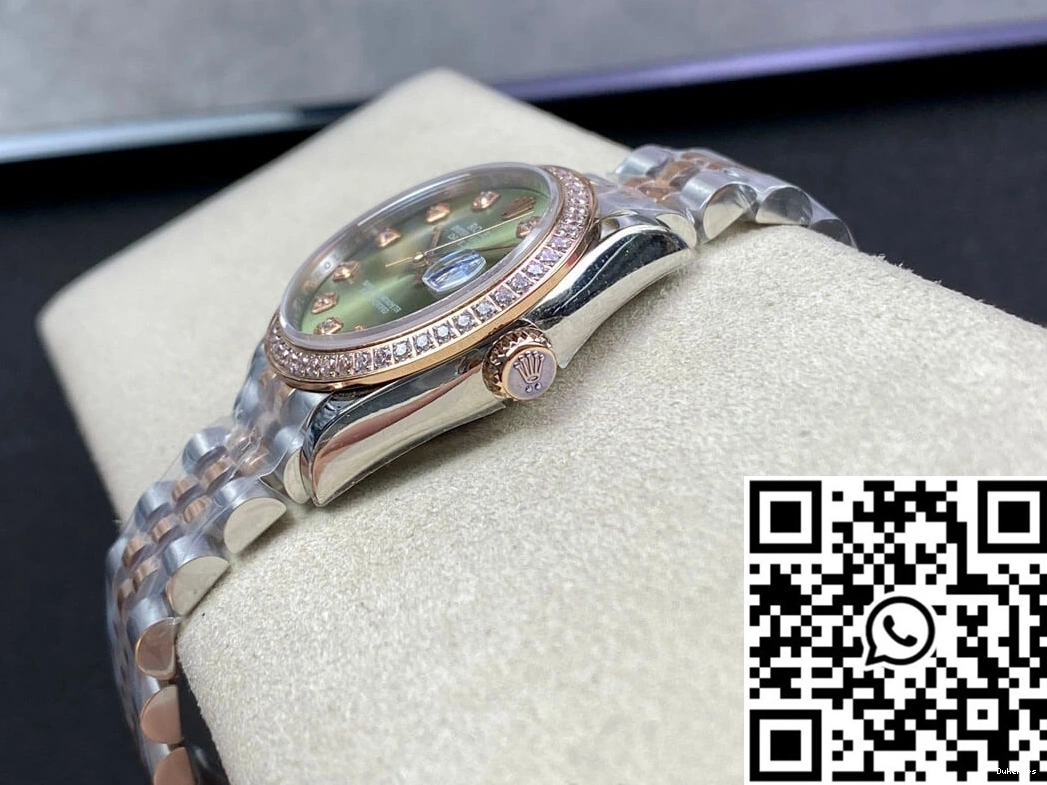 Dial EW Green Datejust Factory Rolex Diamond-set 31MM 0206